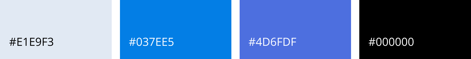 Color Schemes Blue